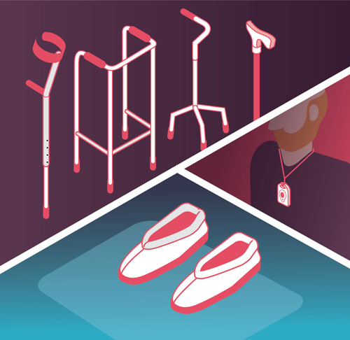 equipamentos de uso pessoal para segurança dos idosos